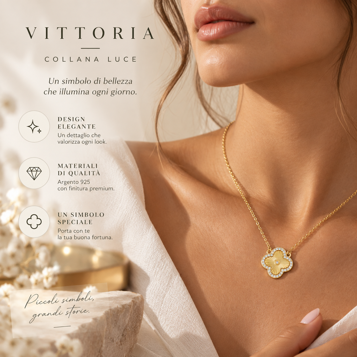 Vittoria | Collana in Argento 925